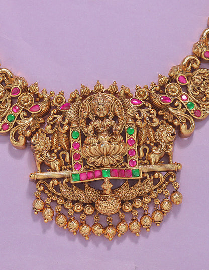 Designer Lakshmi Devi Grand Wedding Haaram Set