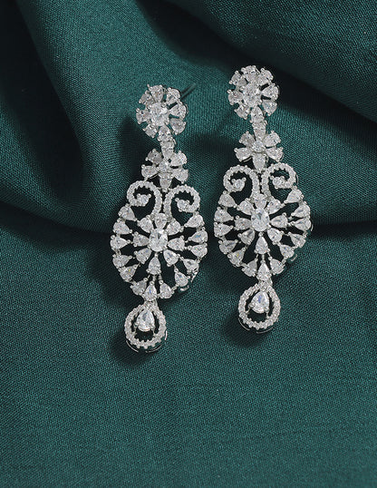 Designer Zirconia Crystal Elegance Necklace Set