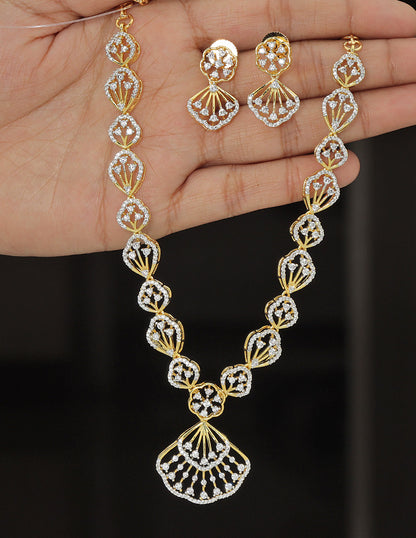 Designer Zirconia Elegance Necklace Set