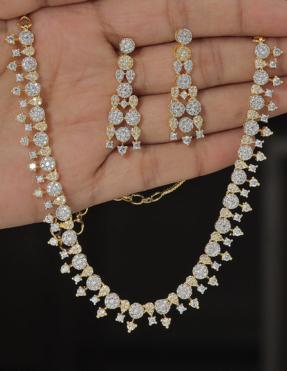Designer Zirconia Elegance Necklace Set