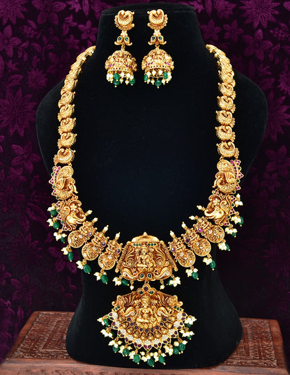 Designer Lakshmi Devi Grand Wedding Haaram Set