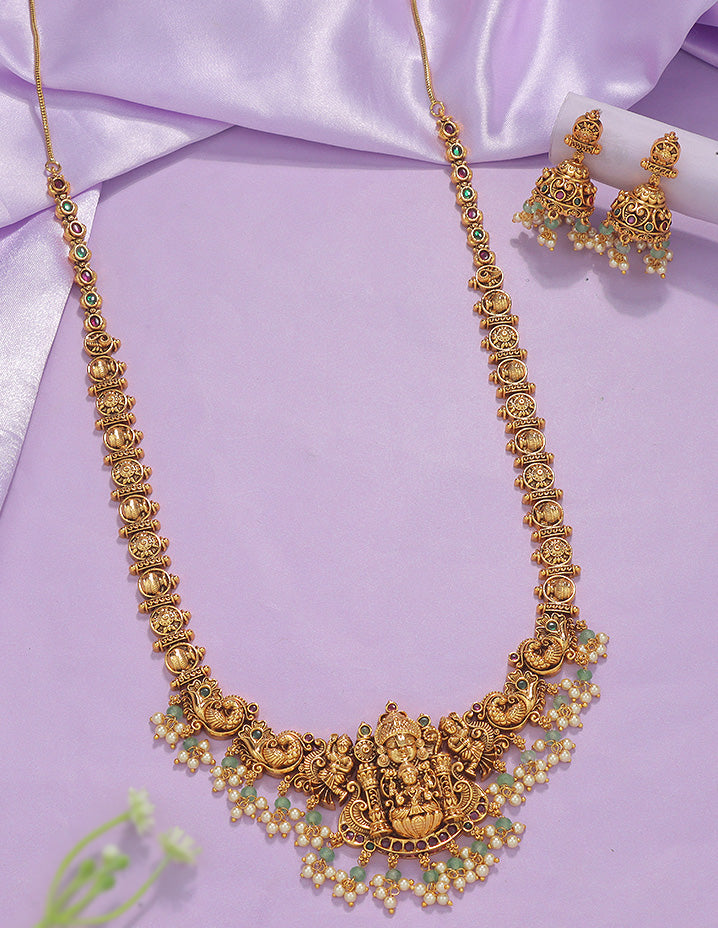 Designer Lakshmi Devi Grand Wedding Haaram Set