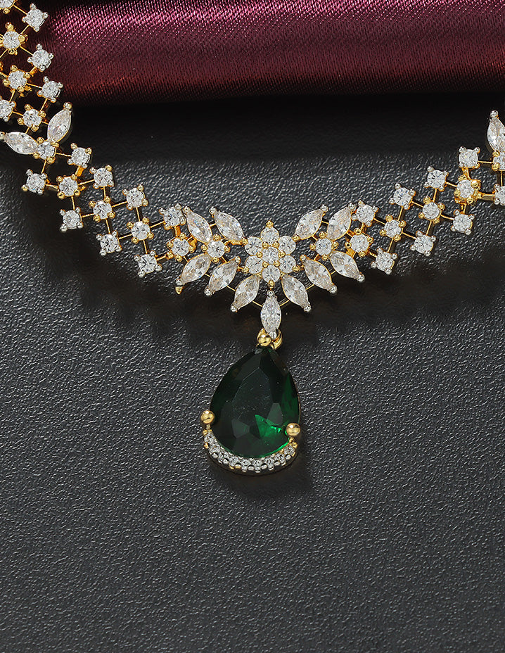 Designer Zirconia Elegance Necklace Set