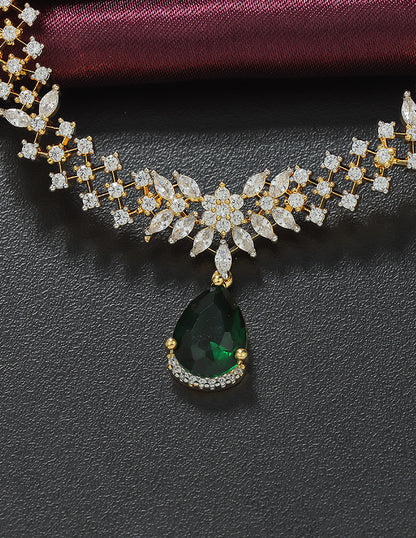 Designer Zirconia Elegance Necklace Set