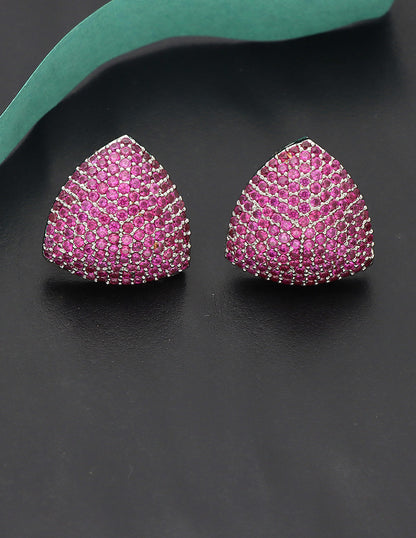 Designer Zirconia Stud Earrings