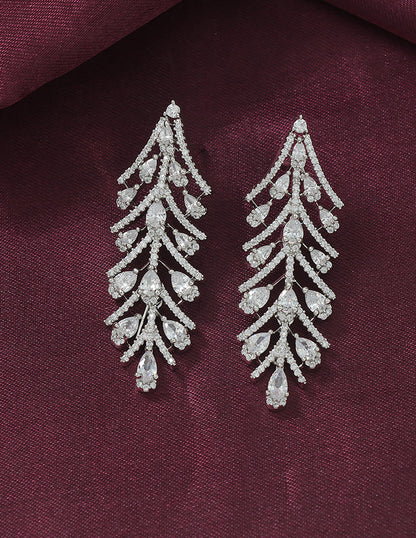 Designer Zirconia Crystal Elegance Necklace Set