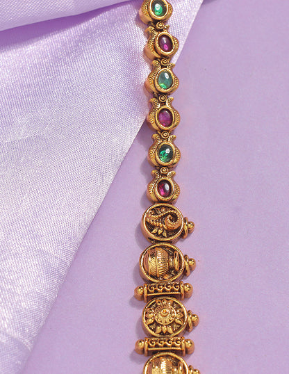 Designer Lakshmi Devi Grand Wedding Haaram Set