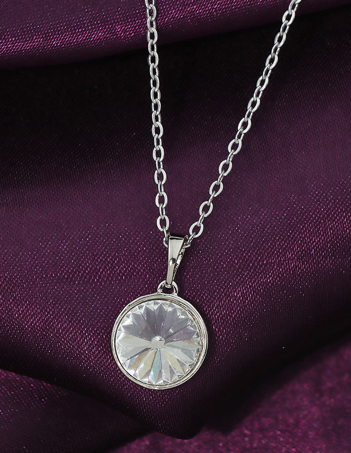 Swarovski Crystal Prism Bloom Chain Pendant