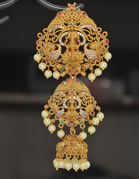 Designe Zirconia Lakshmi Devi Elegant Choti Piece