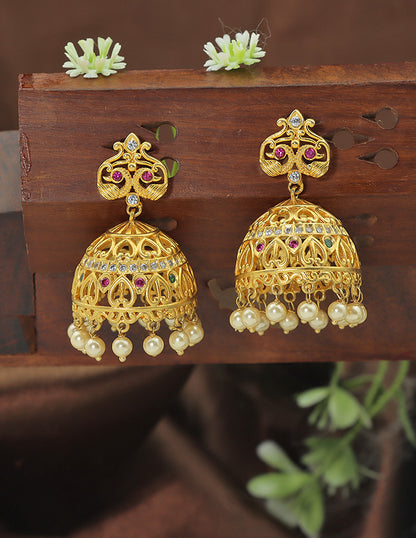 Matt Jhumka Earrings
