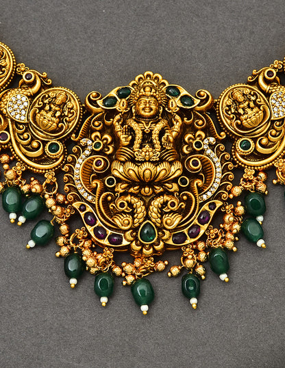 Antique Lakshmi Devi Grand Wedding Long Haaram
