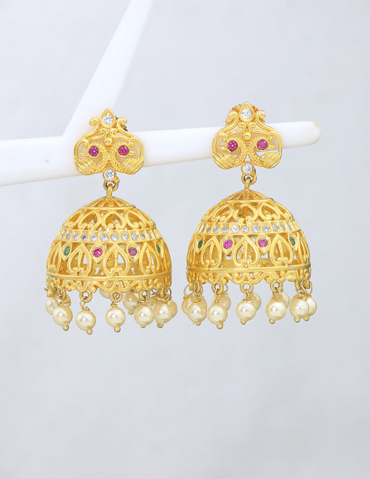 Matt Jhumka Earrings