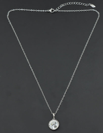 Swarovski Crystal Prism Bloom Chain Pendant