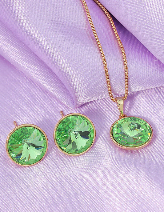 Designer Swarovski Crystal Chain Pendant