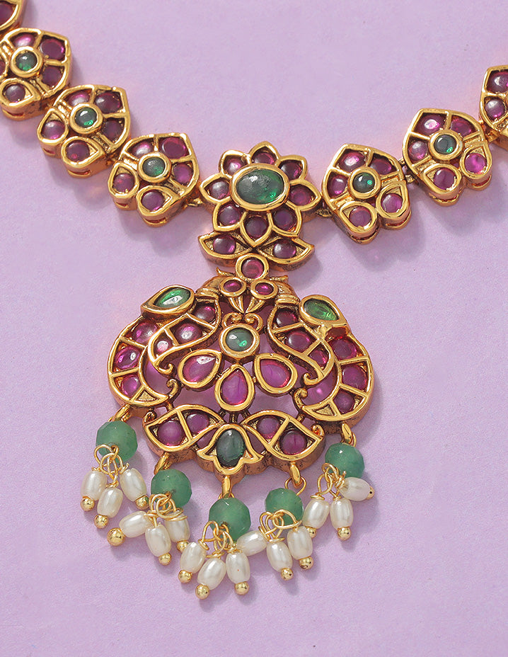 Designer Matt Kempu Necklace Set