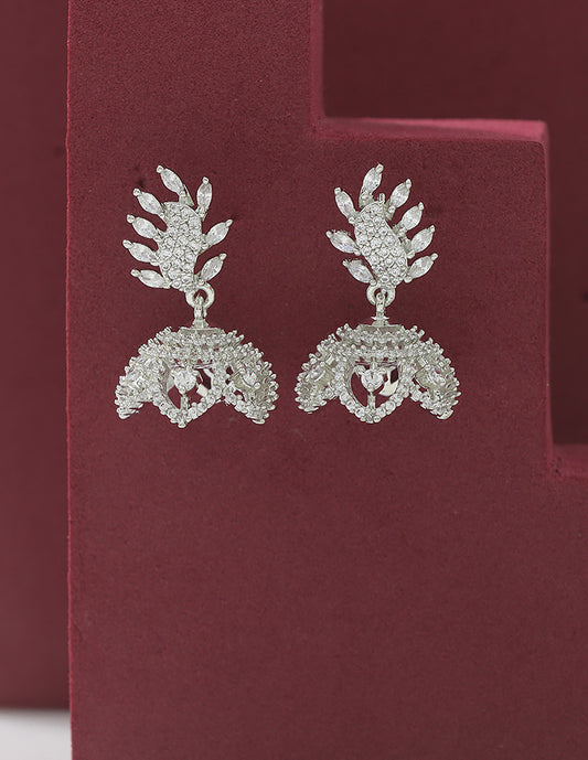 Designer Zirconia Royal Radiance Jhumka