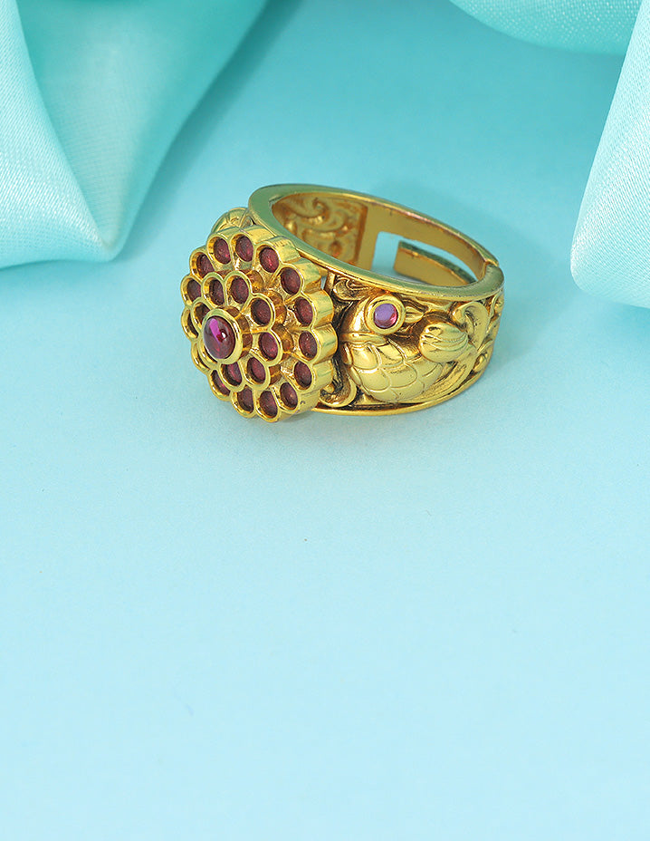 Designer Antique Polish  Finger Ring