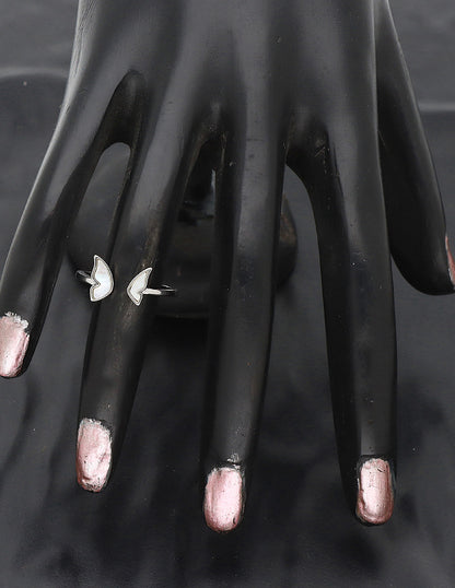 Designer MOP Adjustable Wings Finger Ring