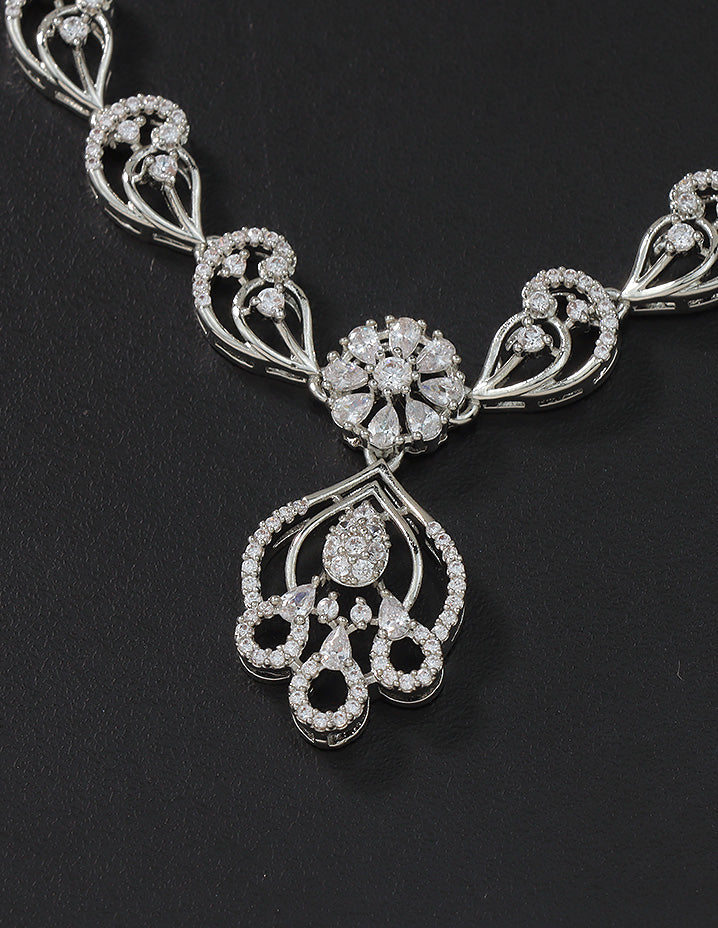 Designer Zirconia Elegance Necklace Set
