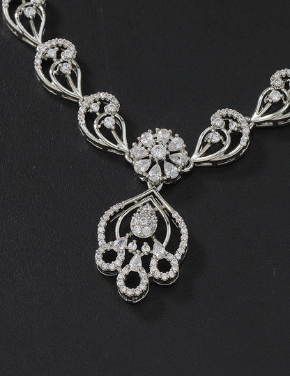 Designer Zirconia Elegance Necklace Set