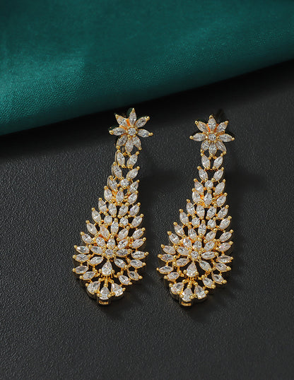 Designer Zirconia Crystal Elegance Necklace Set