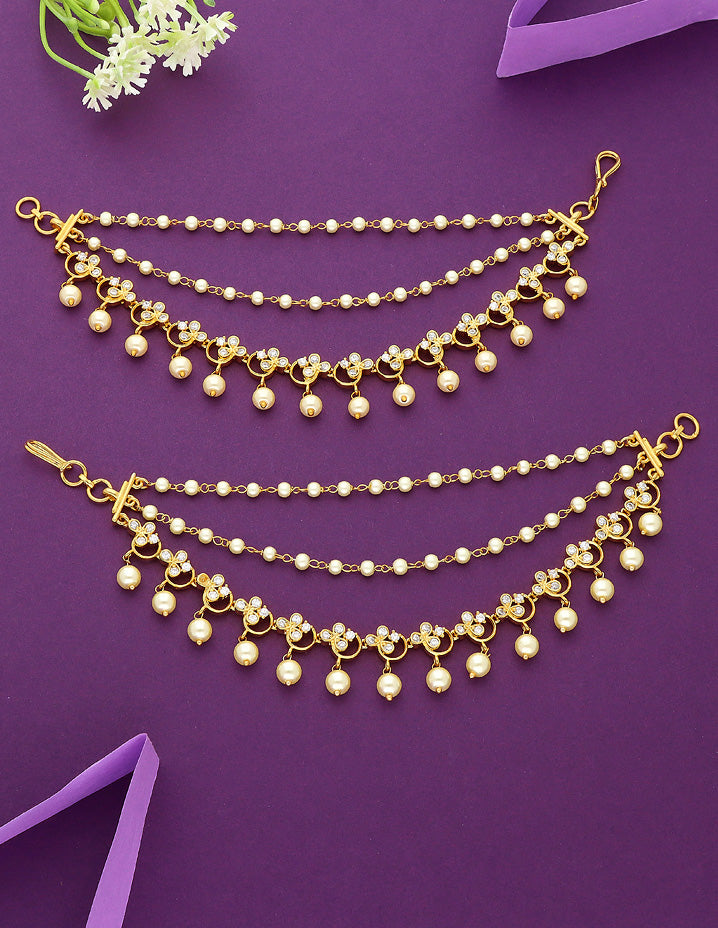 Buy Designer Fashion Ear Chains Online for Women at Violet and Purple ...