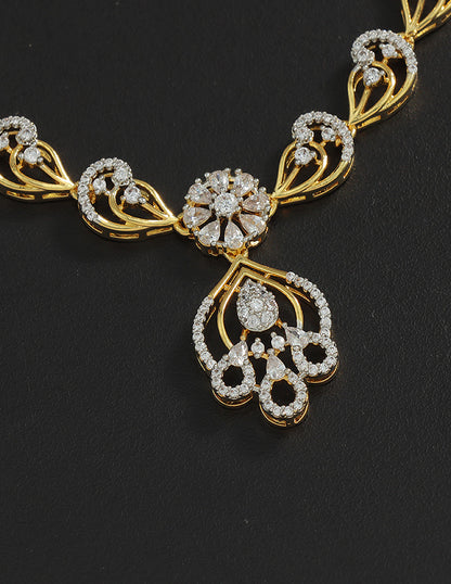 Designer Zirconia Elegance Necklace Set