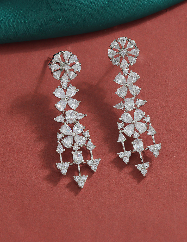 Designer Zirconia Crystal Elegance Necklace Set