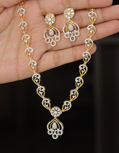 Designer Zirconia Elegance Necklace Set