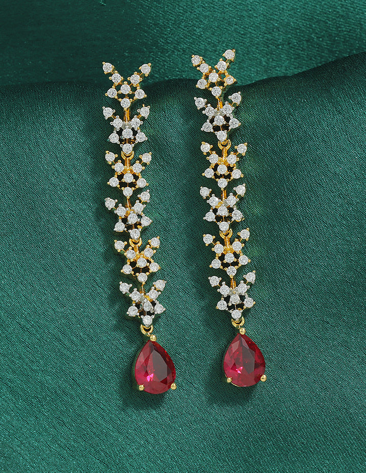 Designer Zirconia Crystal Elegance Necklace Set