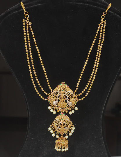 Designe Elegant Lakshmi Choti Piece + Champaswaralu