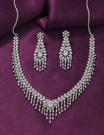 Designer Zirconia Elegance Necklace Set