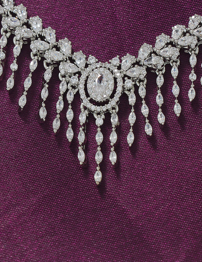 Designer Zirconia Elegance Necklace Set