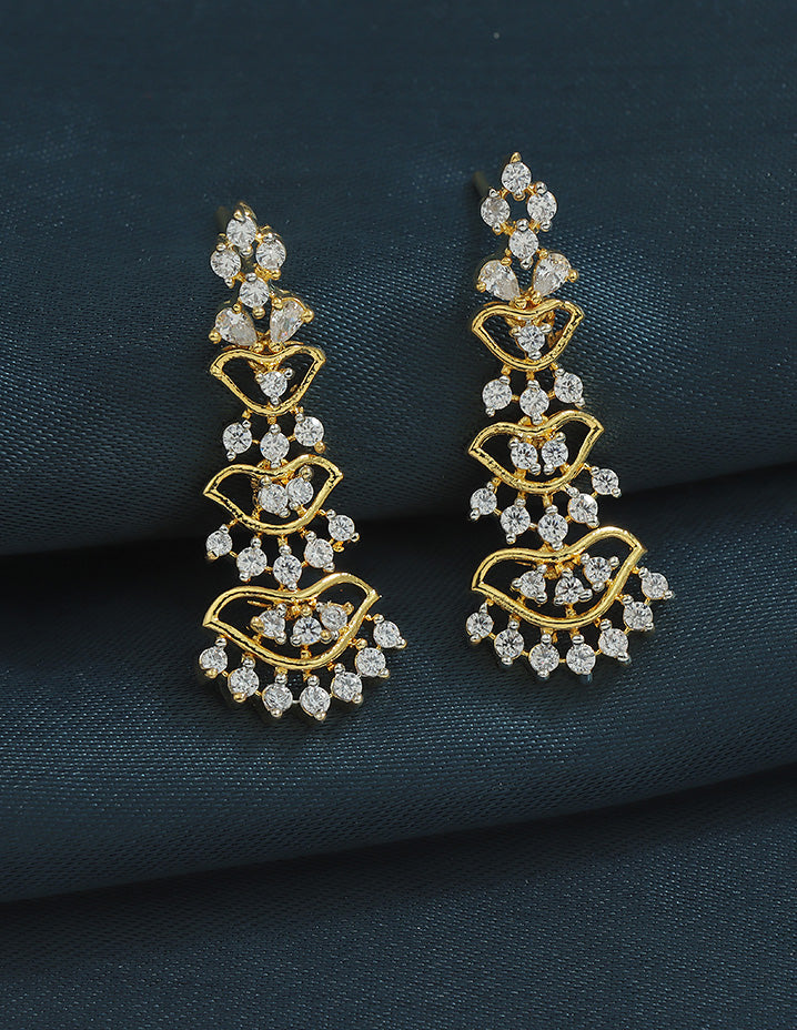 Designer Zirconia Crystal Elegance Necklace Set