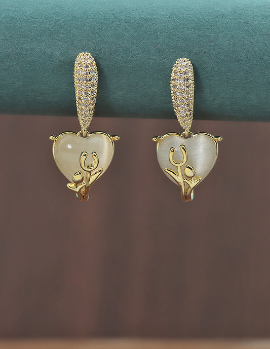 Designer Zirconia Bali Earrings