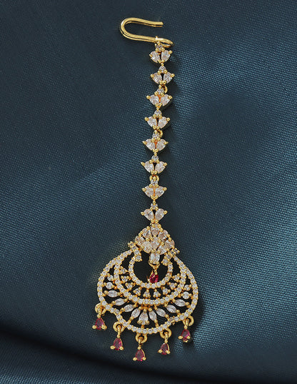 Designer Zirconia Maang Tikka