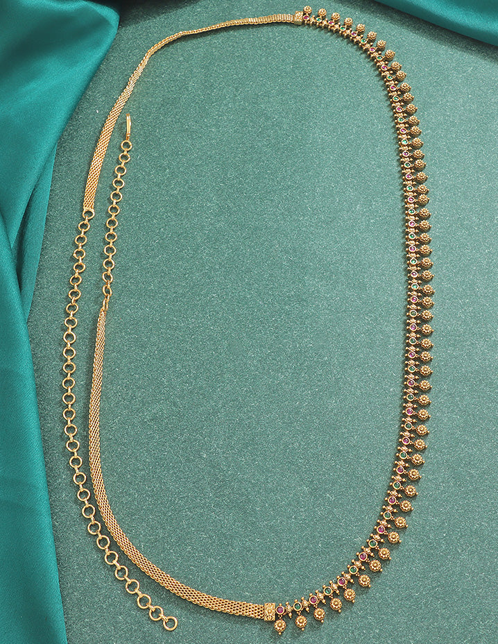 Designer Kempu Matt Chain Vaddanam