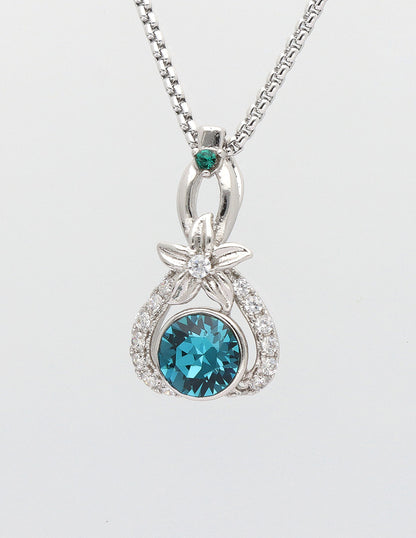 Swarovski Crystal Chain Pendant