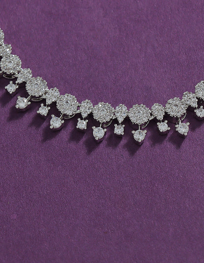 Designer Zirconia Elegance Necklace Set