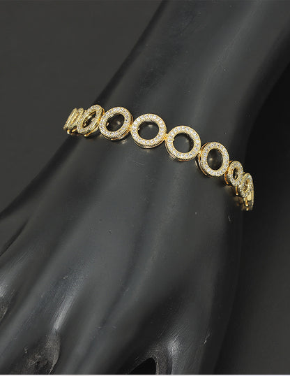 Designer Zirconia Chain Bracelet