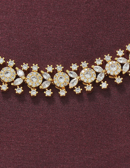 Designer Zirconia Chain Bracelet