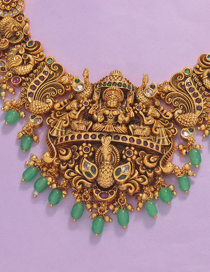 Designer Lakshmi Devi Necklace Set