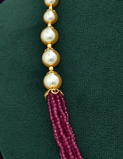 Multi-Line Designer Crystal Beads Mala