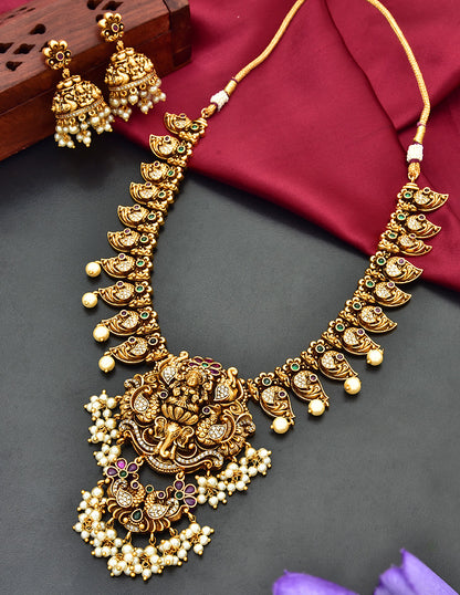 Antique Lakshmi Devi Necklace Set