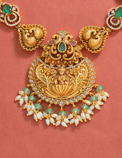 Designer Lakshmi Devi Necklace Set