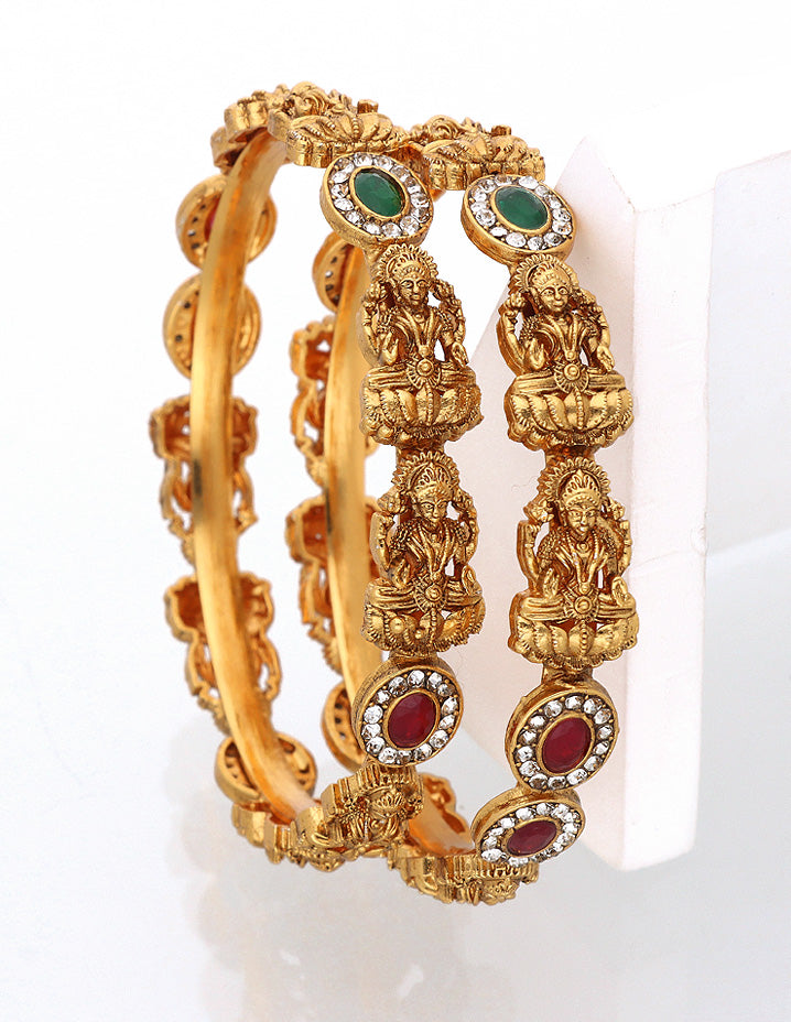 Designer Lakshmi Devi Matt Stone Bangles