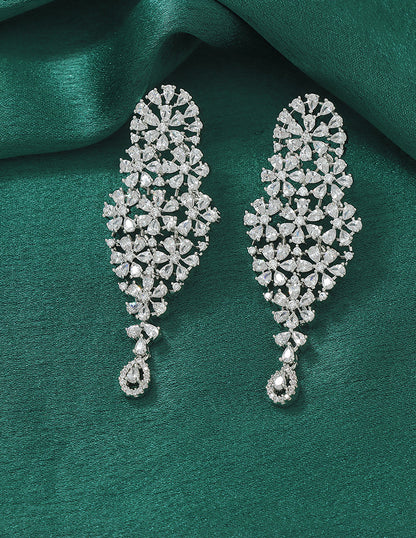Designer Zirconia Crystal Elegance Necklace Set