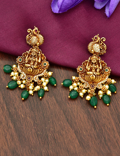 Designer Antique Lakshmi Devi Necklace Set