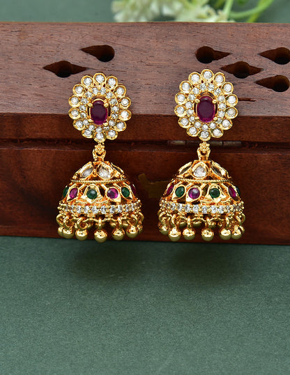 Designer Dashavatharam Kempu Necklace Set