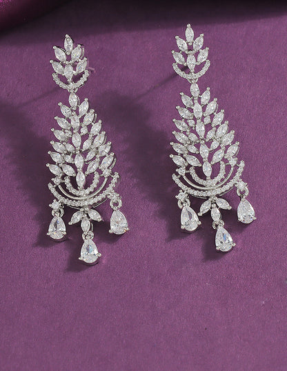 Designer Zirconia Crystal Elegance Necklace Set